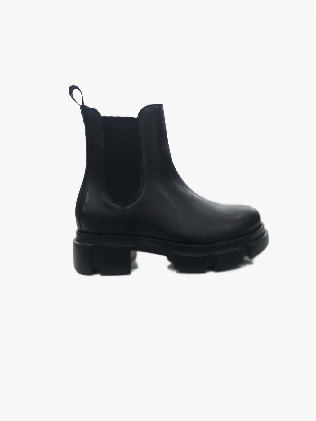 Stivaletti Donna IGI&CO in Pelle Nera con Elastico e Tacco 4,2 cm 