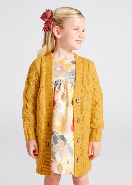 cardigan lungo bambina 
