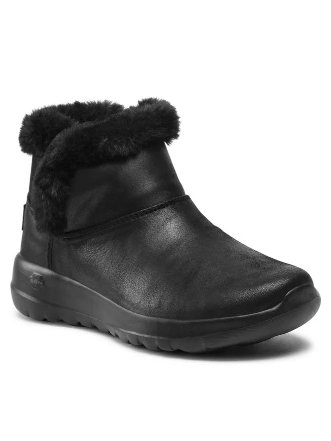 Stivaletti neri Skechers "Endeavor" con imbottitura in pelliccia sintetica 