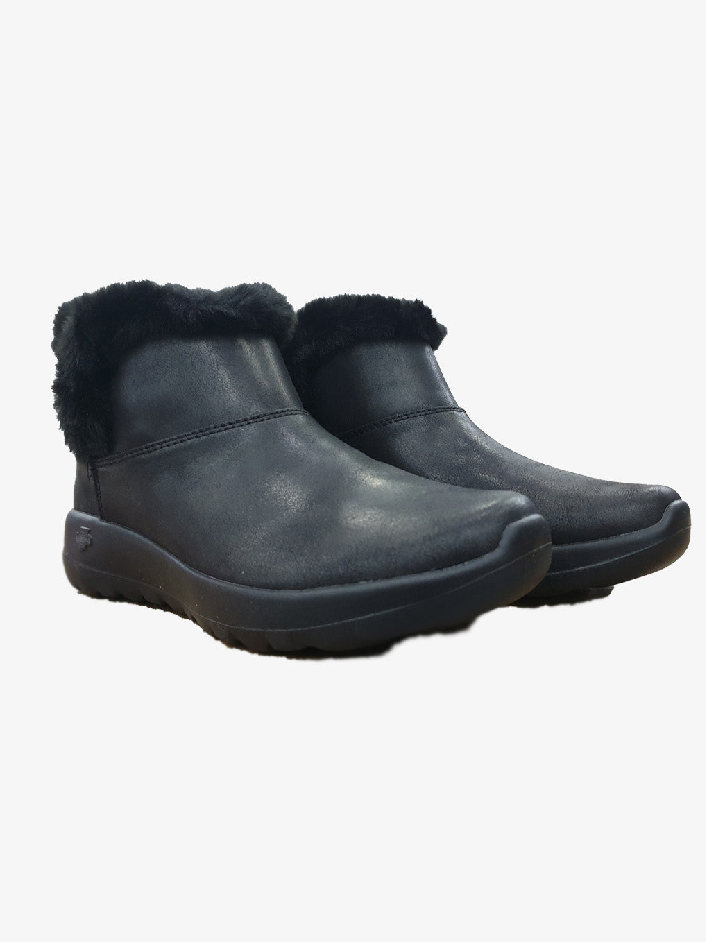 Stivaletti neri Skechers "Endeavor" con imbottitura in pelliccia sintetica 