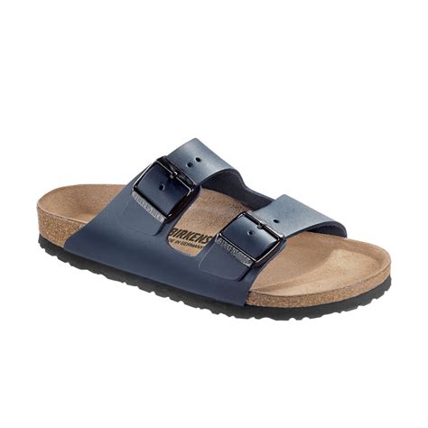 sandalo in pelle liascia blu "Arizona" 