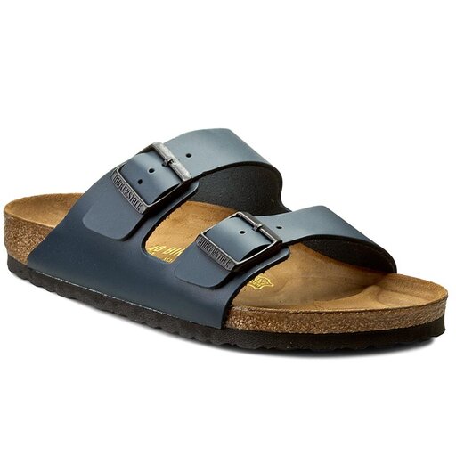 sandalo in pelle liascia blu "Arizona" 