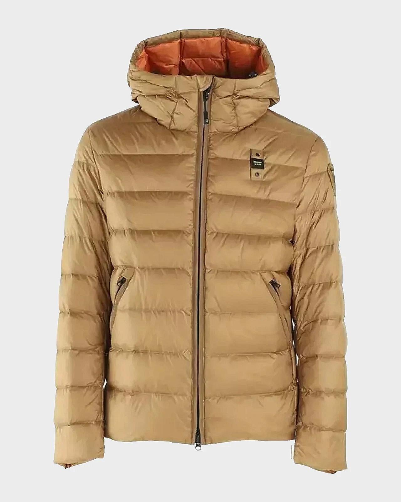 Piumino "Adams" Biscotto con Cappuccio e Imbottitura Sorona® Aura 