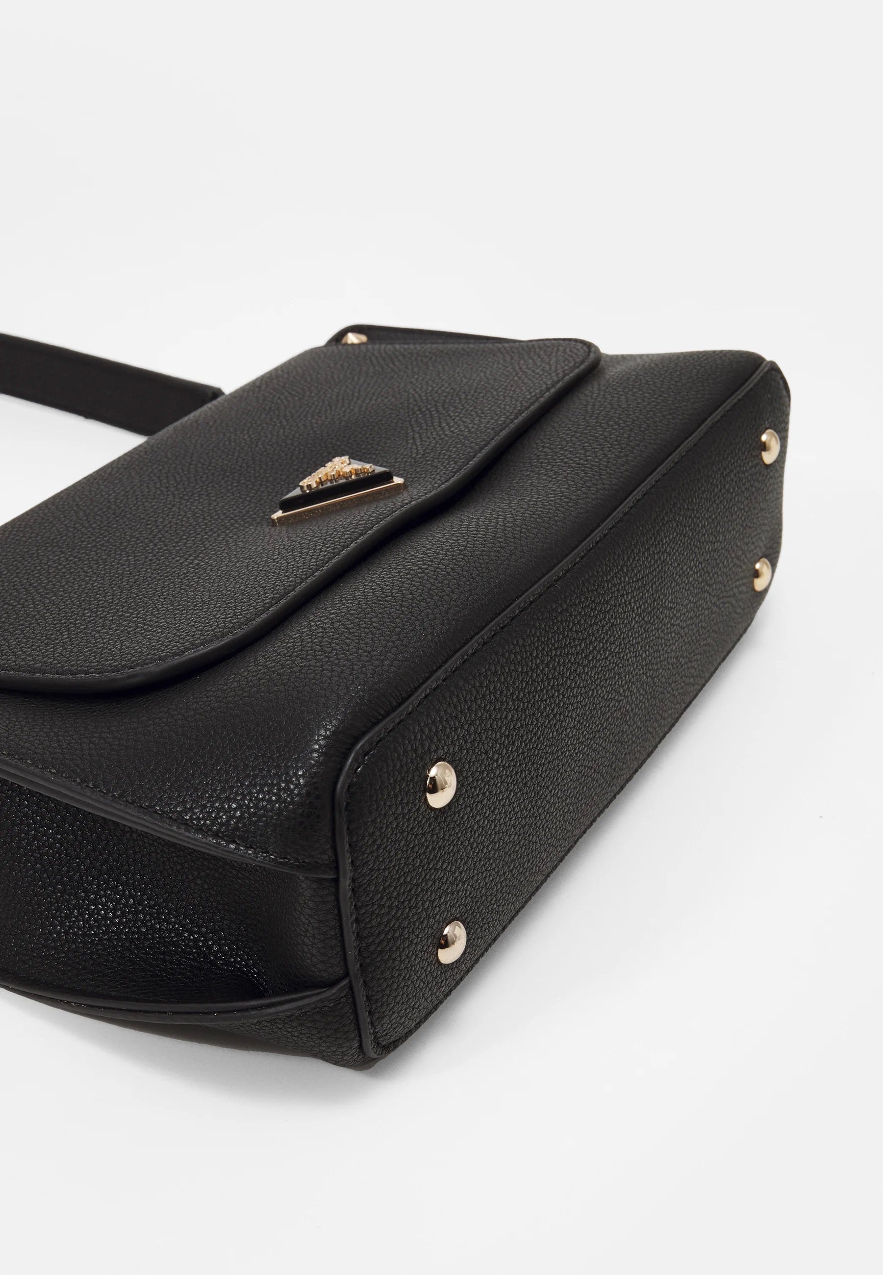Borsa a Tracolla Guess "Meridian Flap" Nera in Similpelle 