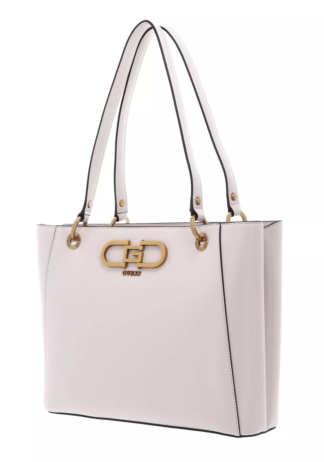 Borsa a spalla Guess color stone in ecopelle con dettagli metallici 
