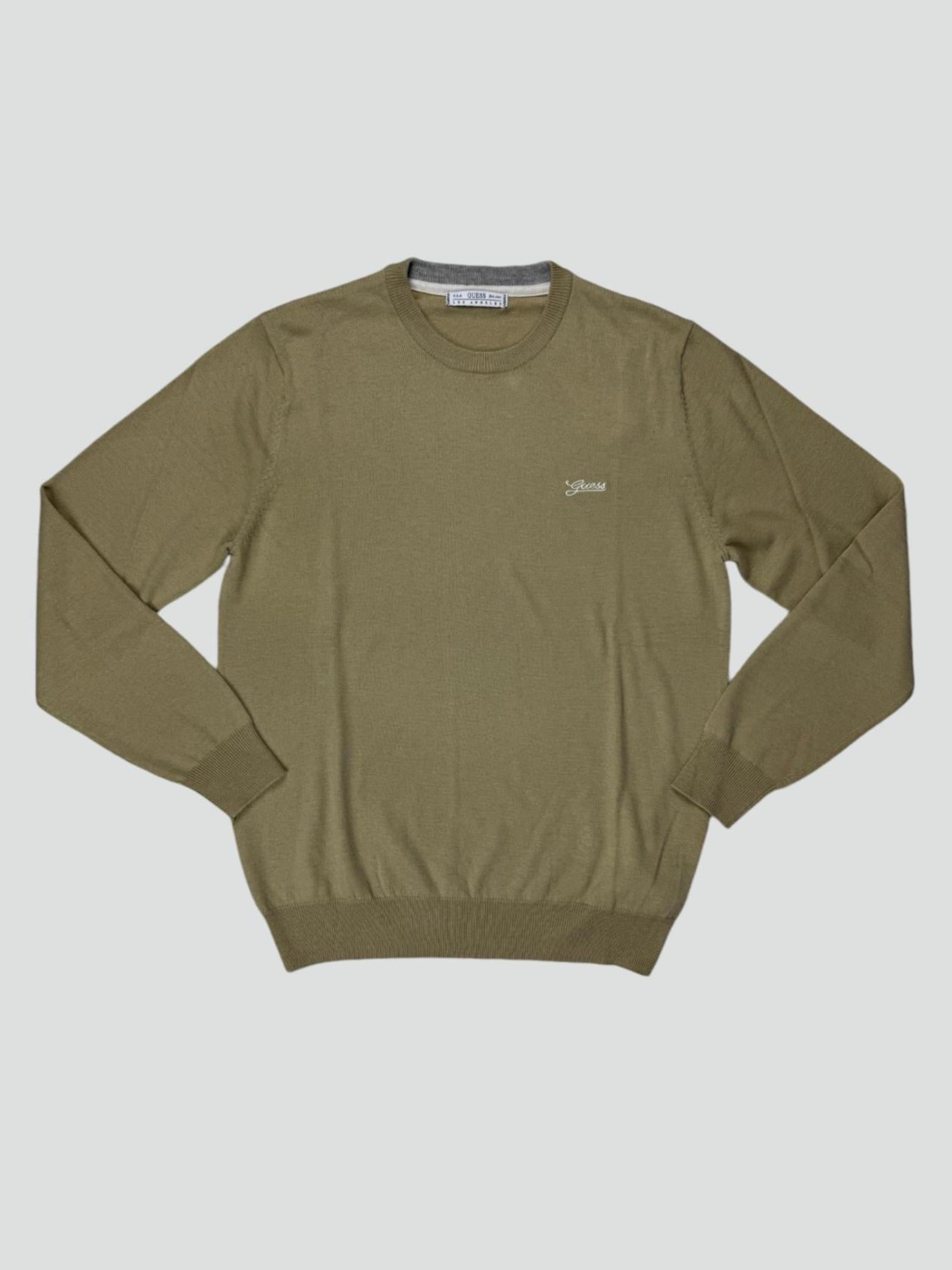 Maglia "Daniel Basic" Sabbia con Logo Ricamato 