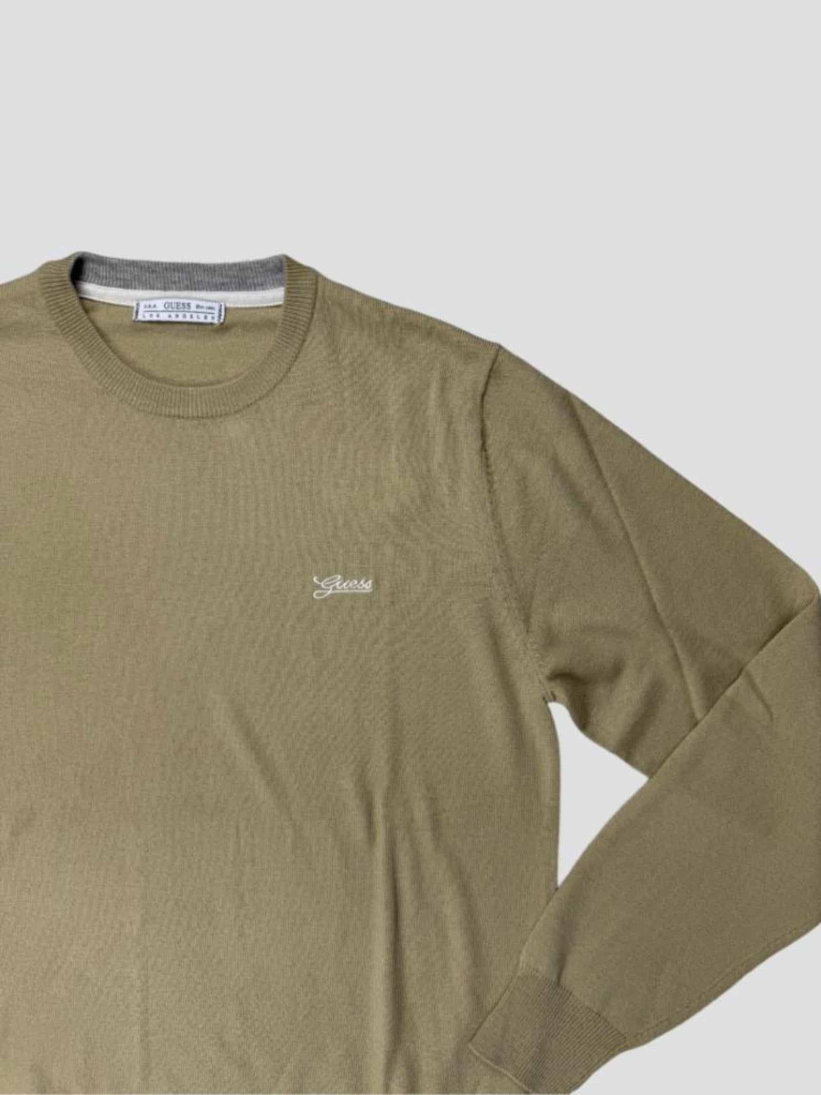 Maglia "Daniel Basic" Sabbia con Logo Ricamato 