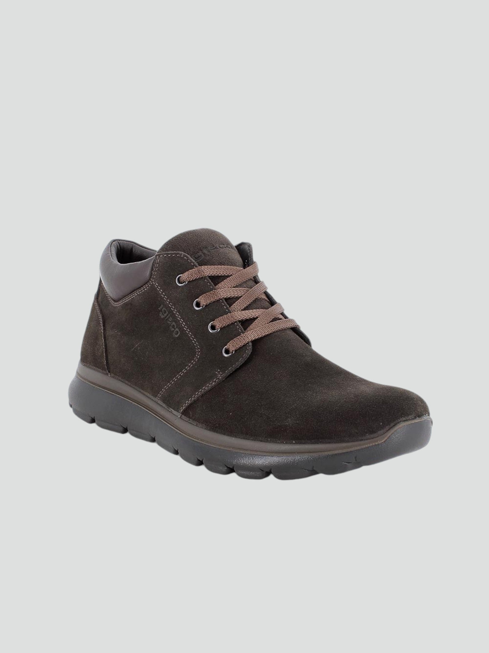 Polacchine caffè in pelle scamosciata GORE-TEX con memory foam 