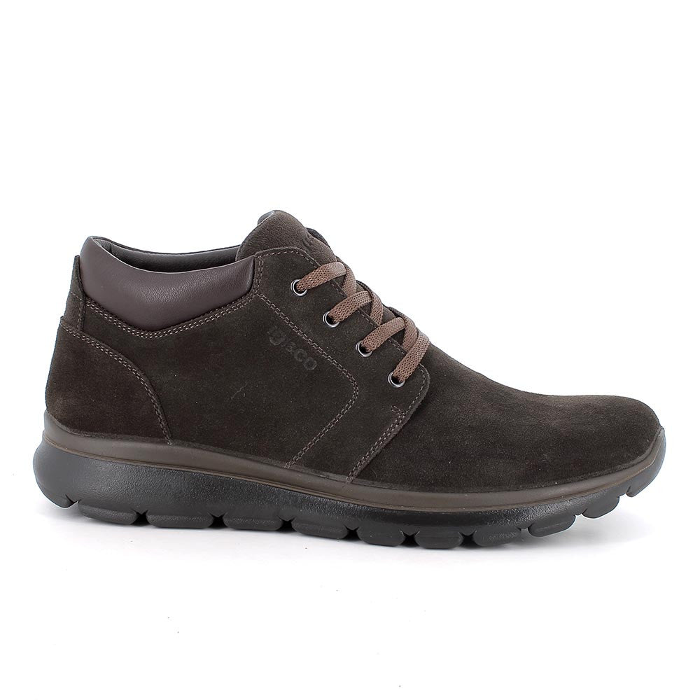 Polacchine caffè in pelle scamosciata GORE-TEX con memory foam 
