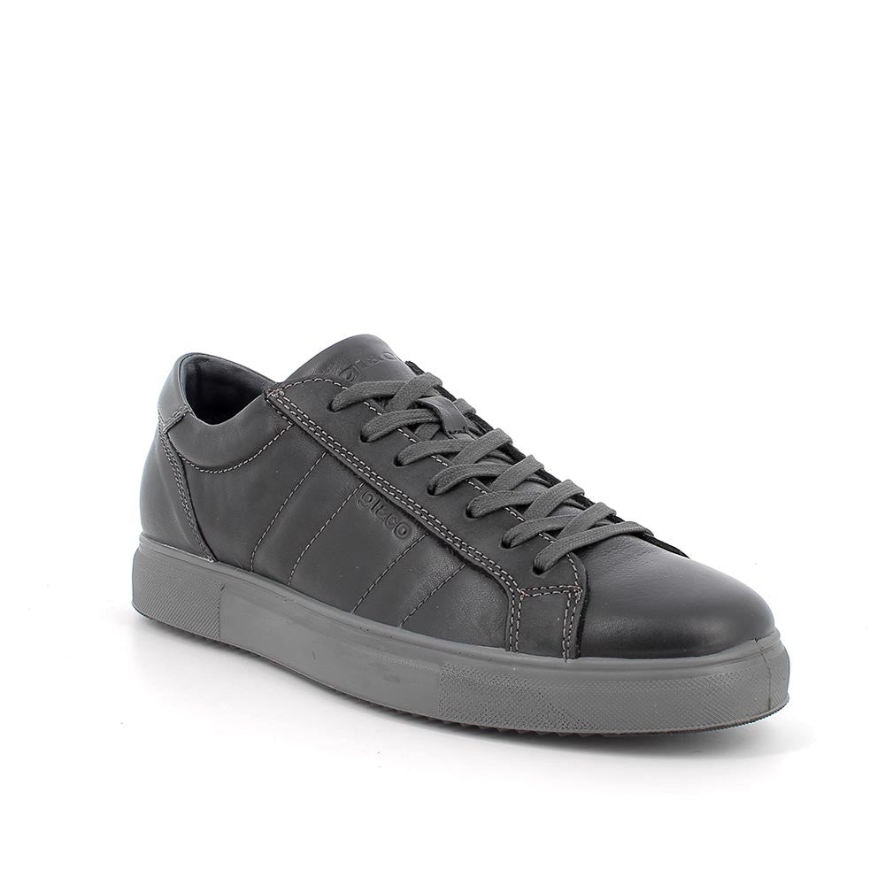Sneakers nere in pelle con suola leggera e plantare memory foam 