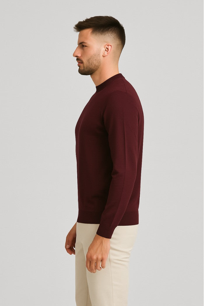 Maglia Bordeaux in Misto Viscosa Silk Touch 