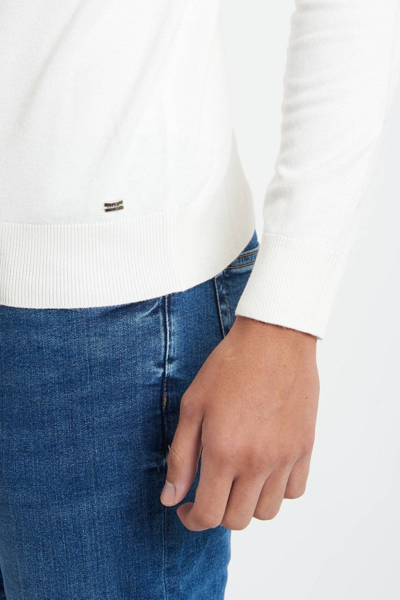 Lupetto bianco finezza 12 in viscose blend 