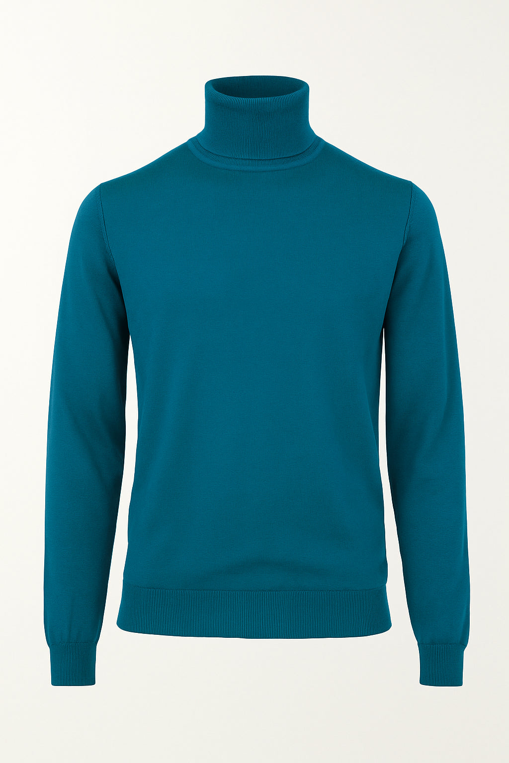 Dolcevita color carta da zucchero realizzato in maglia finezza 12 