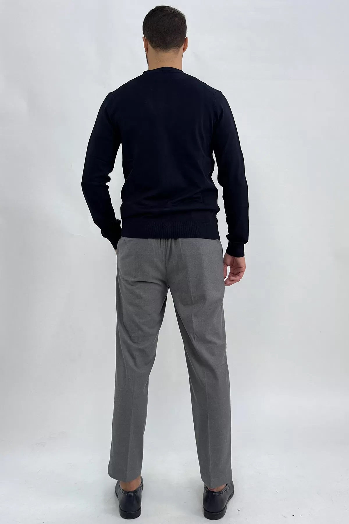 Cardigan Blu in Maglia Leggera 