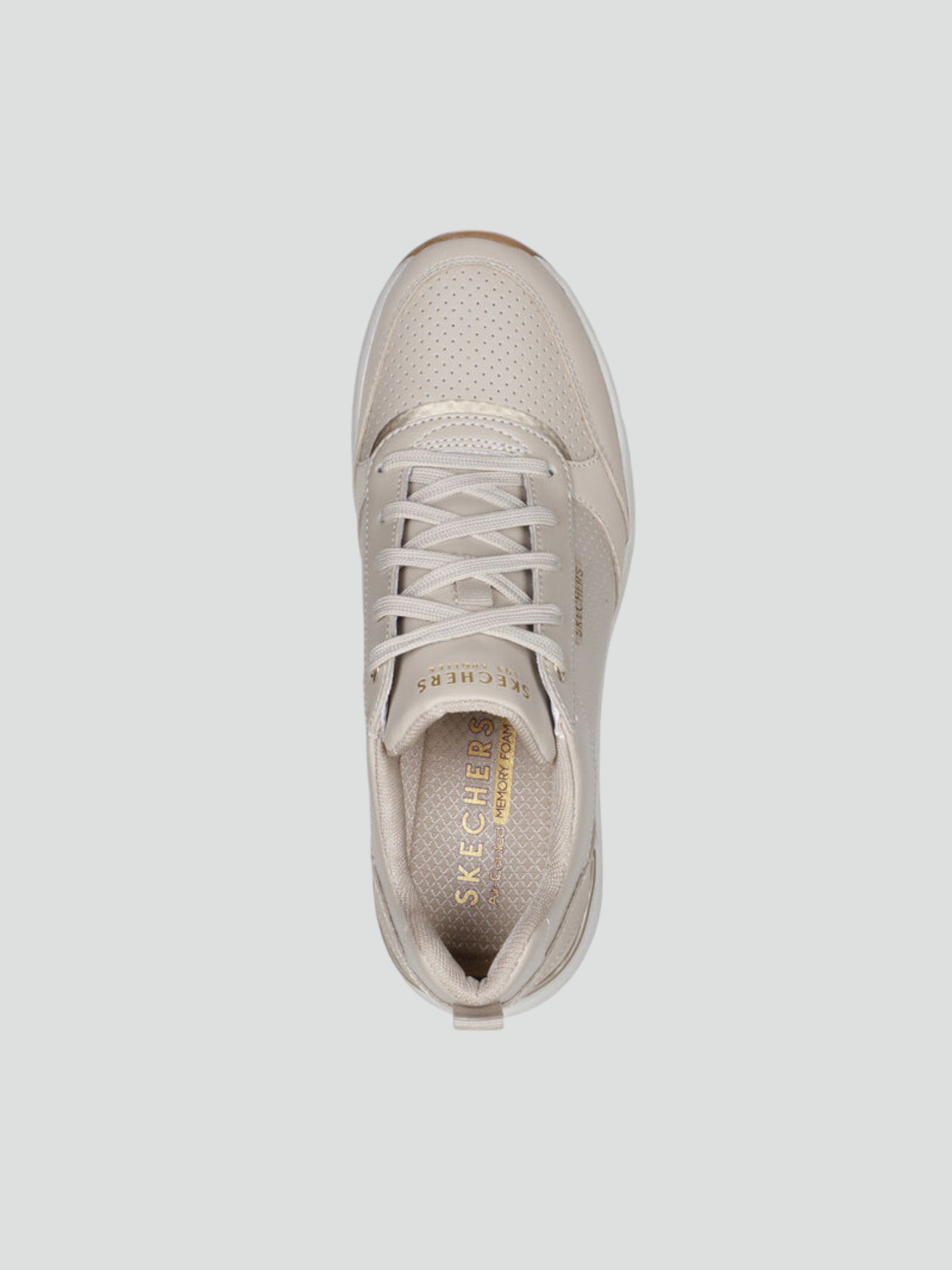 Sneakers Street™ Billion - Subtle Spots tortora con Zeppa Nascosta 