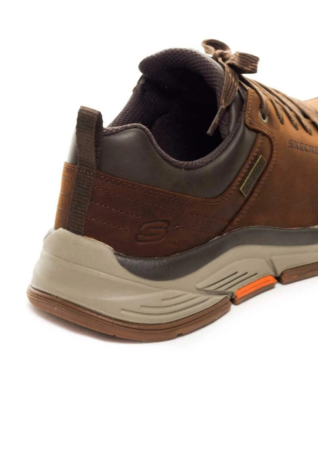 Sneakers "Benago" marrone in Pelle con Soletta Memory Foam® 