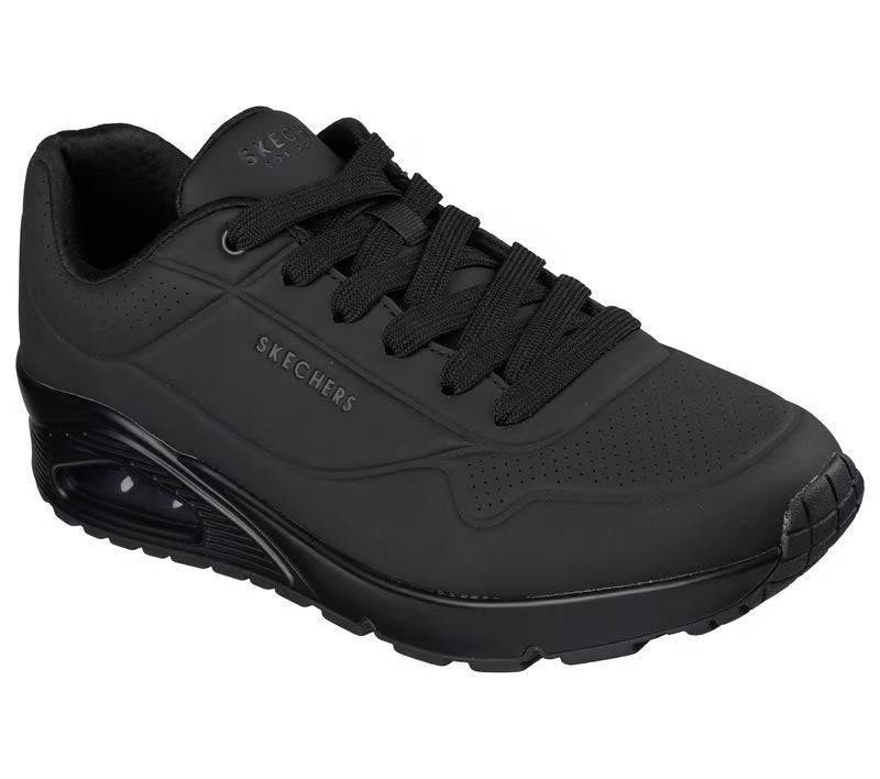 Sneakers "Uno - Stand On Air" Nere con Ammortizzazione Skech-Air® 