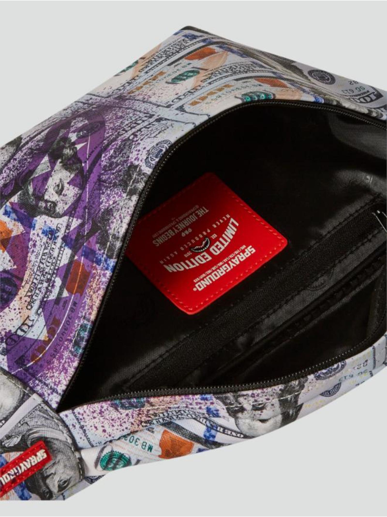 Marsupio "Money Splat Savvy" con Stampa Banconote 