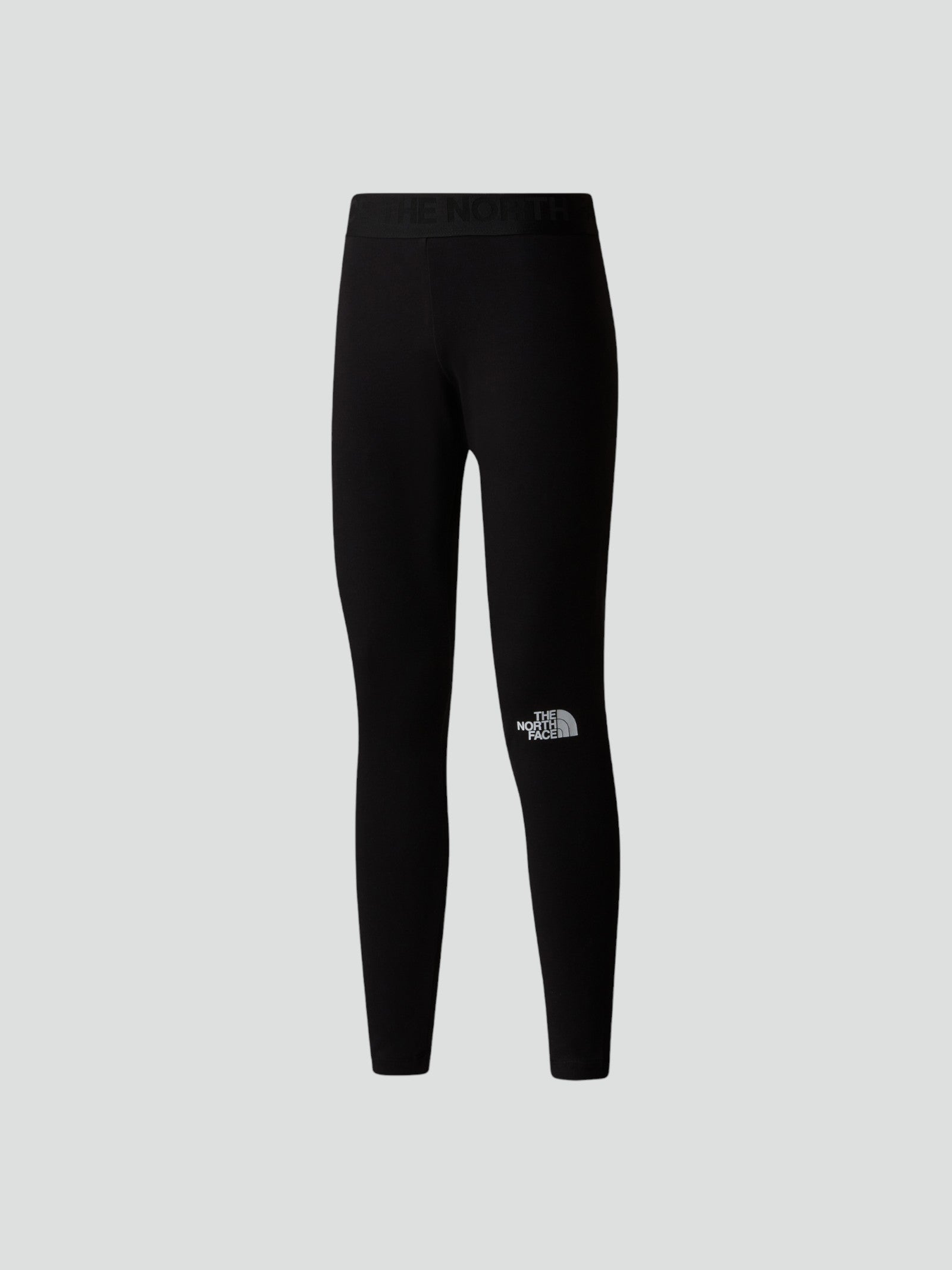 Leggings Neri The North Face con Fascia Elastica e Logo a Contrasto 