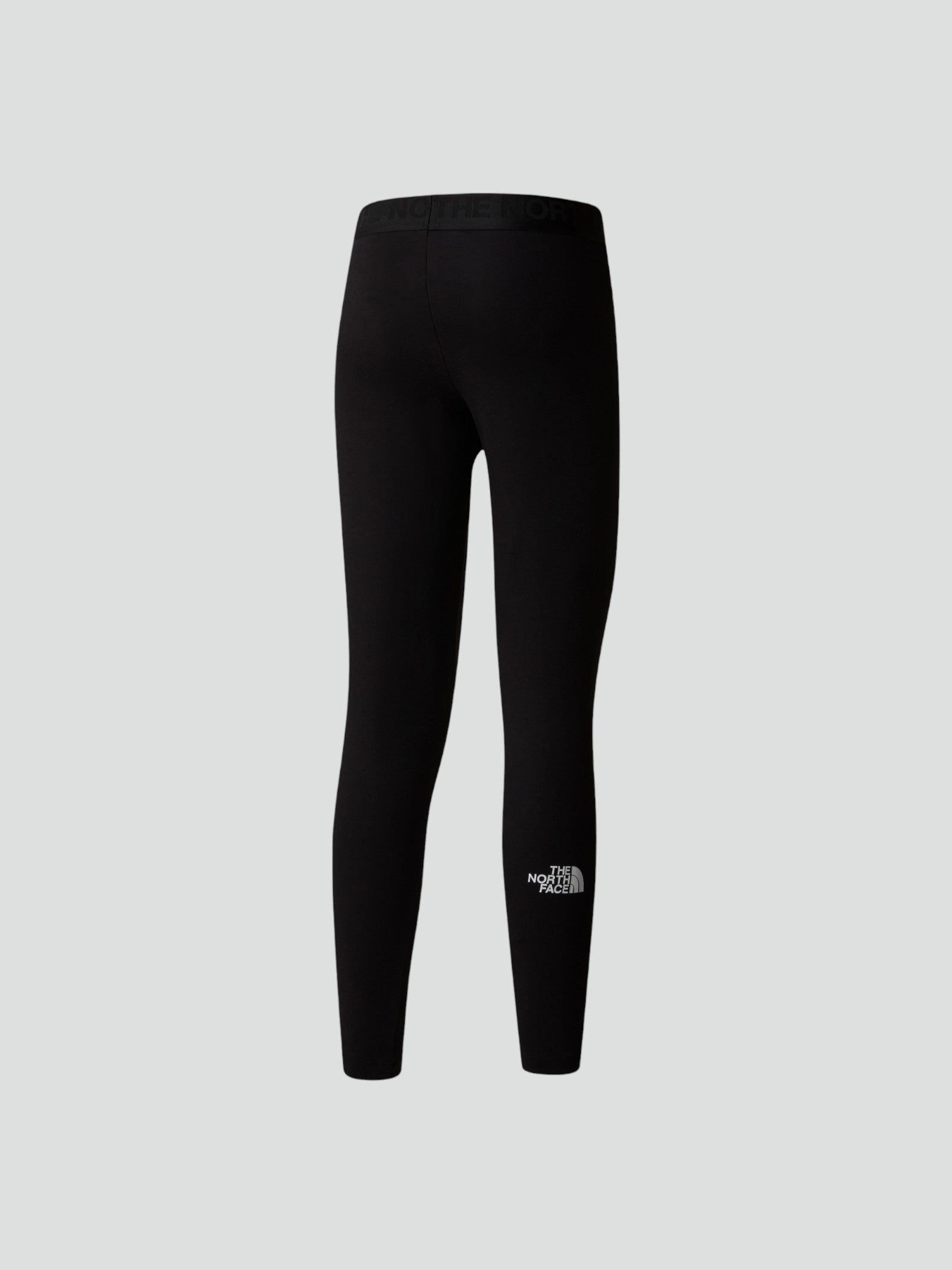 Leggings Neri The North Face con Fascia Elastica e Logo a Contrasto 