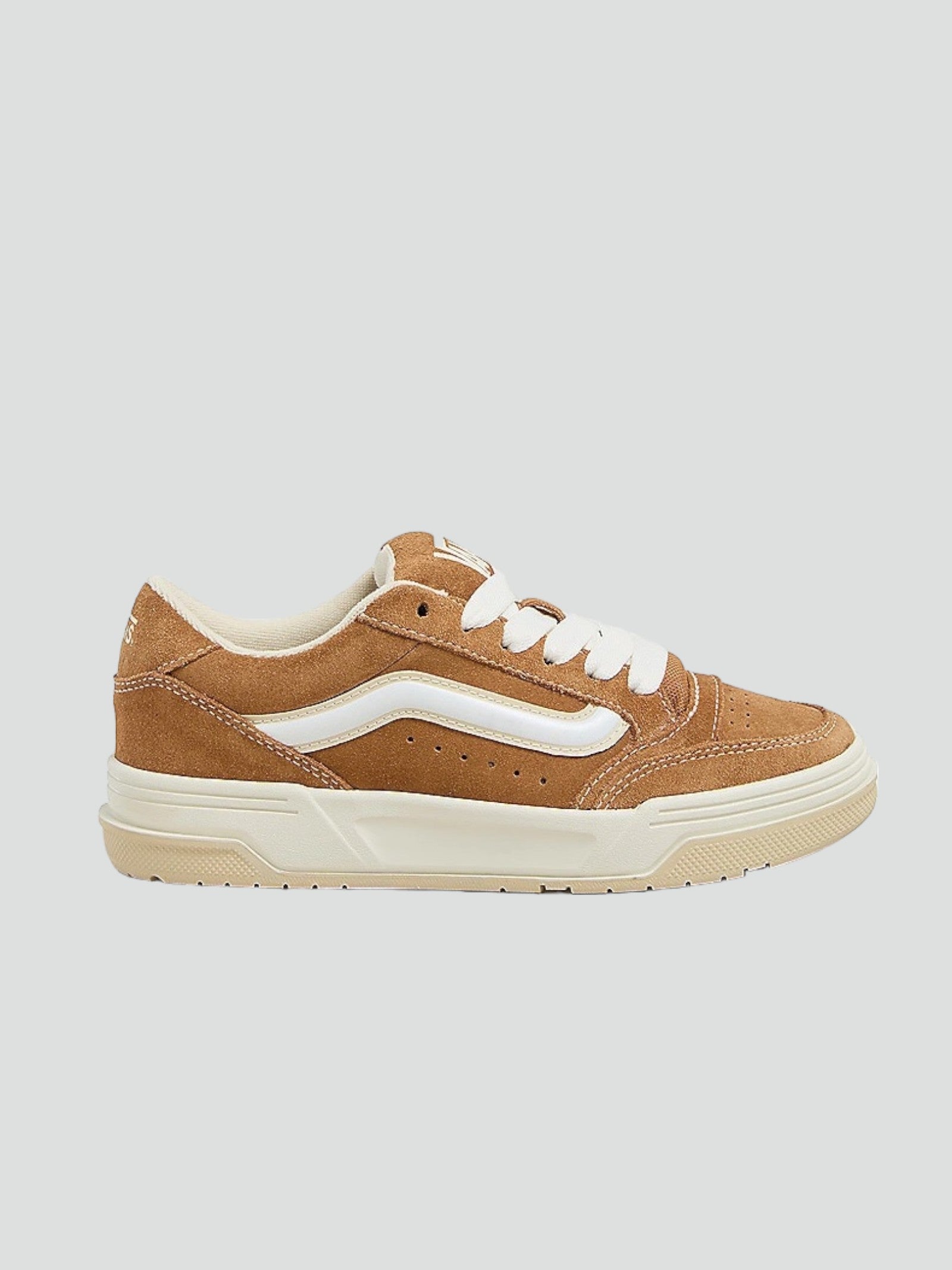 Sneakers "Hylane" Marroni in Crosta con Sidestripe 3D 