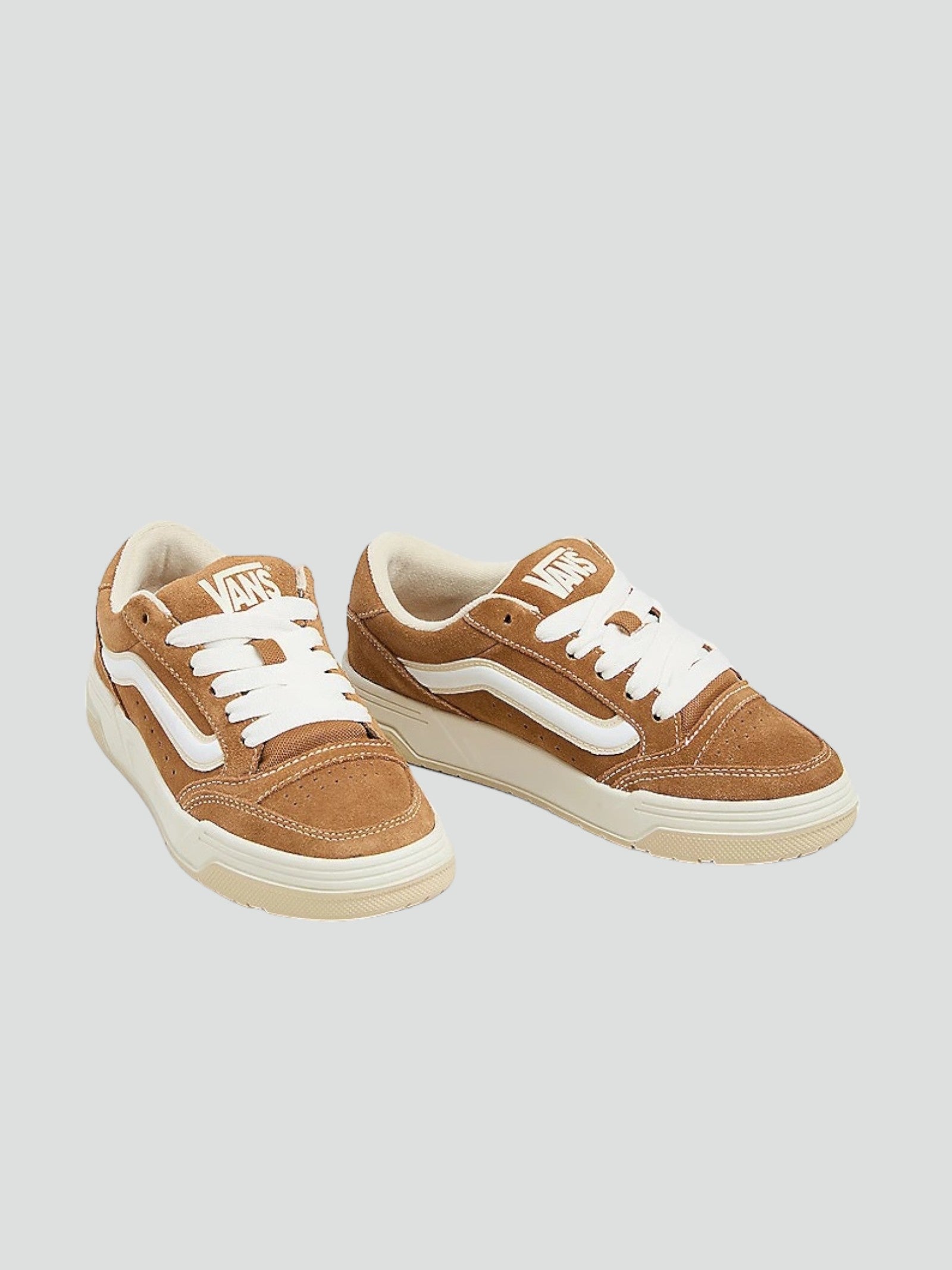 Sneakers "Hylane" Marroni in Crosta con Sidestripe 3D 