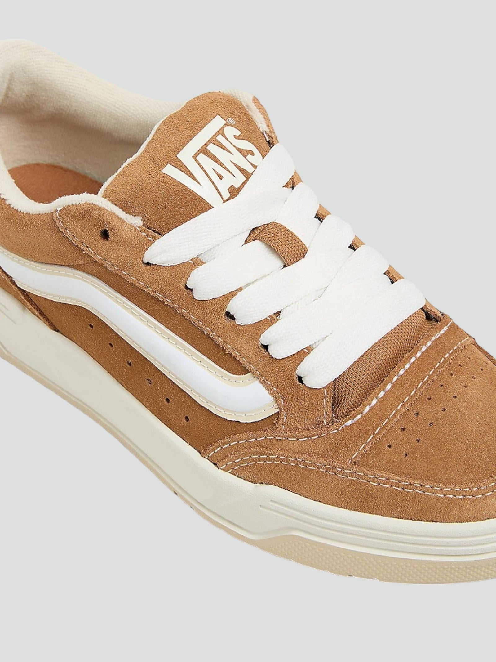 Sneakers "Hylane" Marroni in Crosta con Sidestripe 3D 