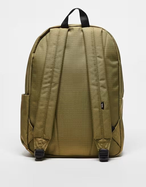 Zaino verde con Logo "Off The Wall" Unisex in Poliestere Riciclato 