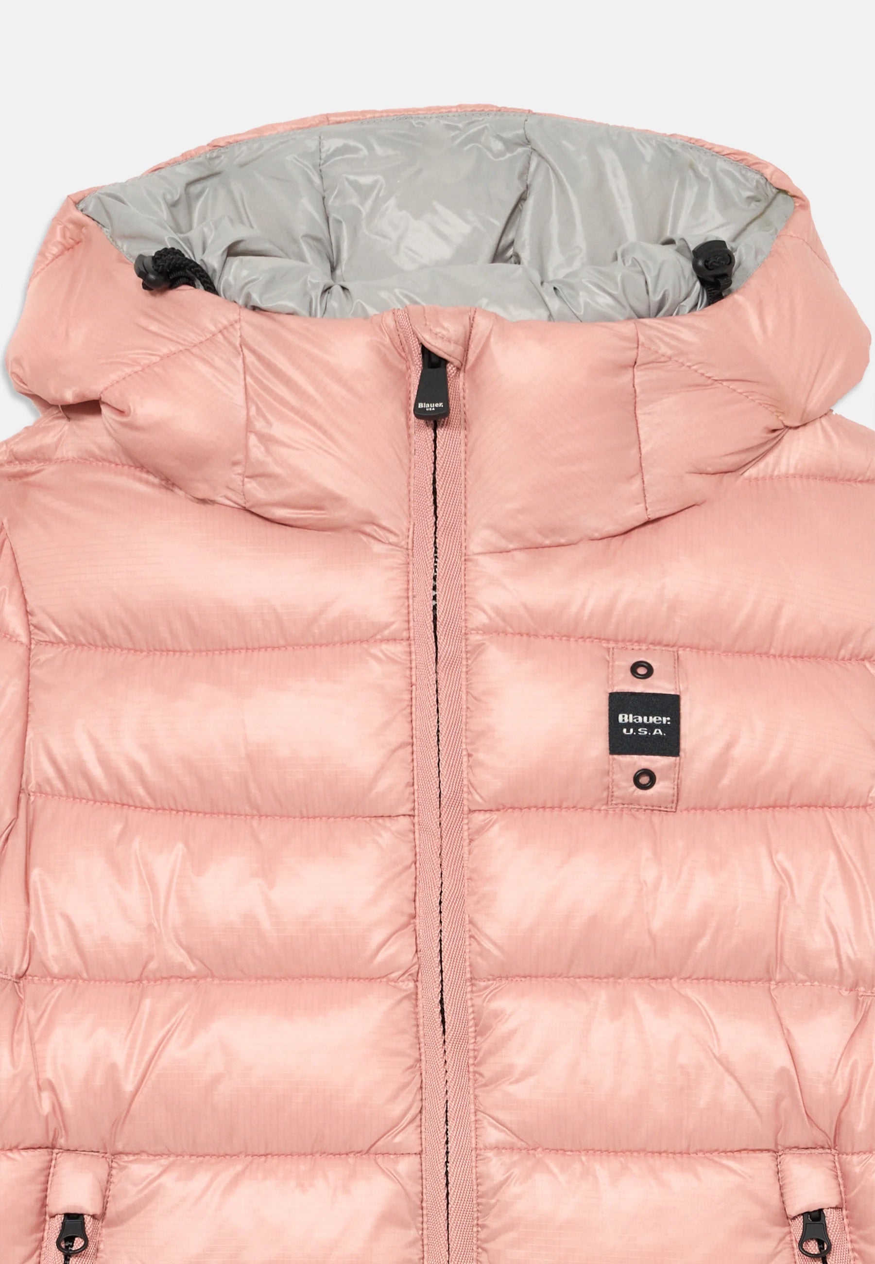 Piumino Bambina rosa "Caroll Junior" con Cappuccio 