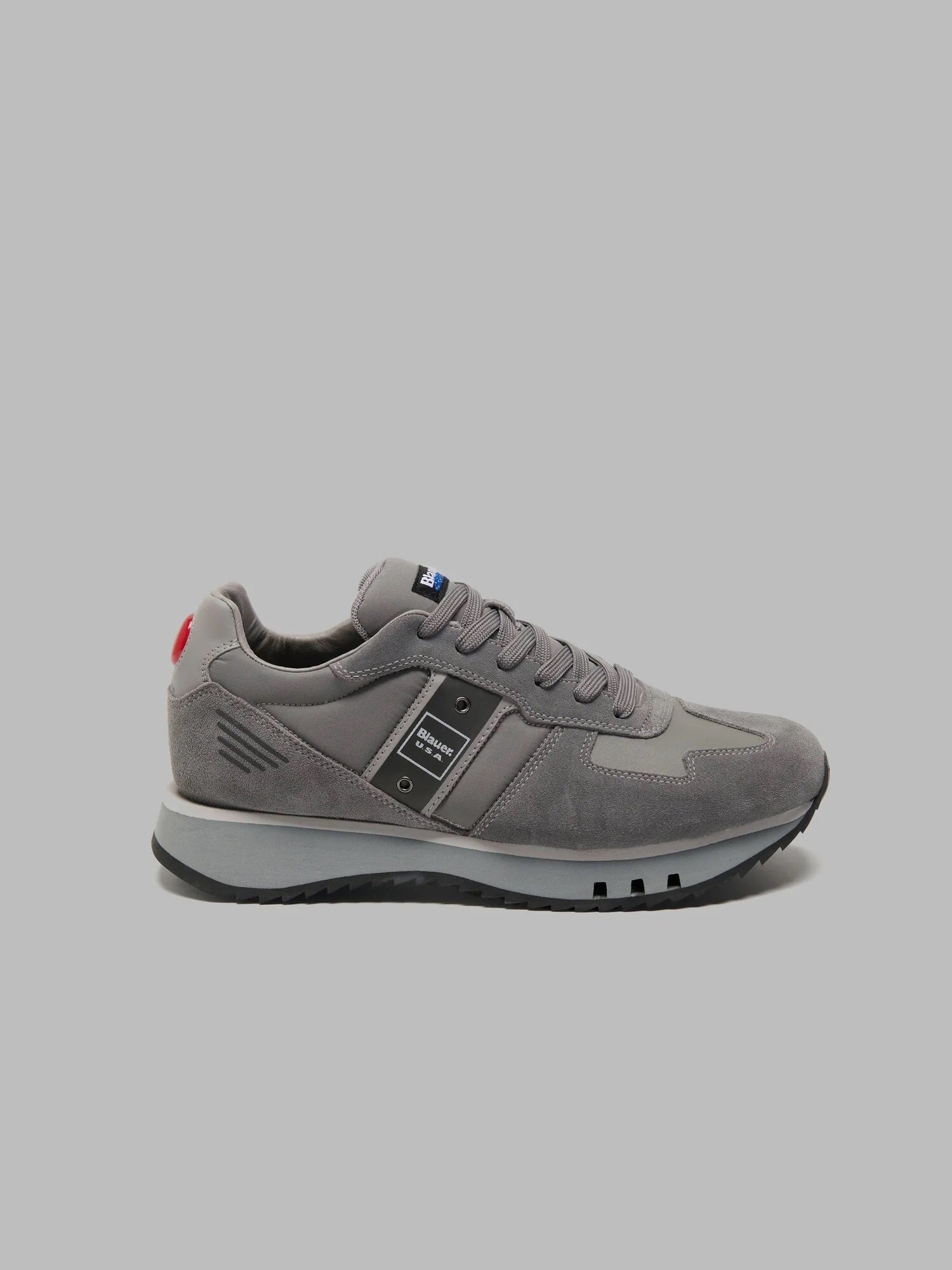 Sneakers "Tokyo01-TAS" Grigie in Pelle Scamosciata e Tessuto 