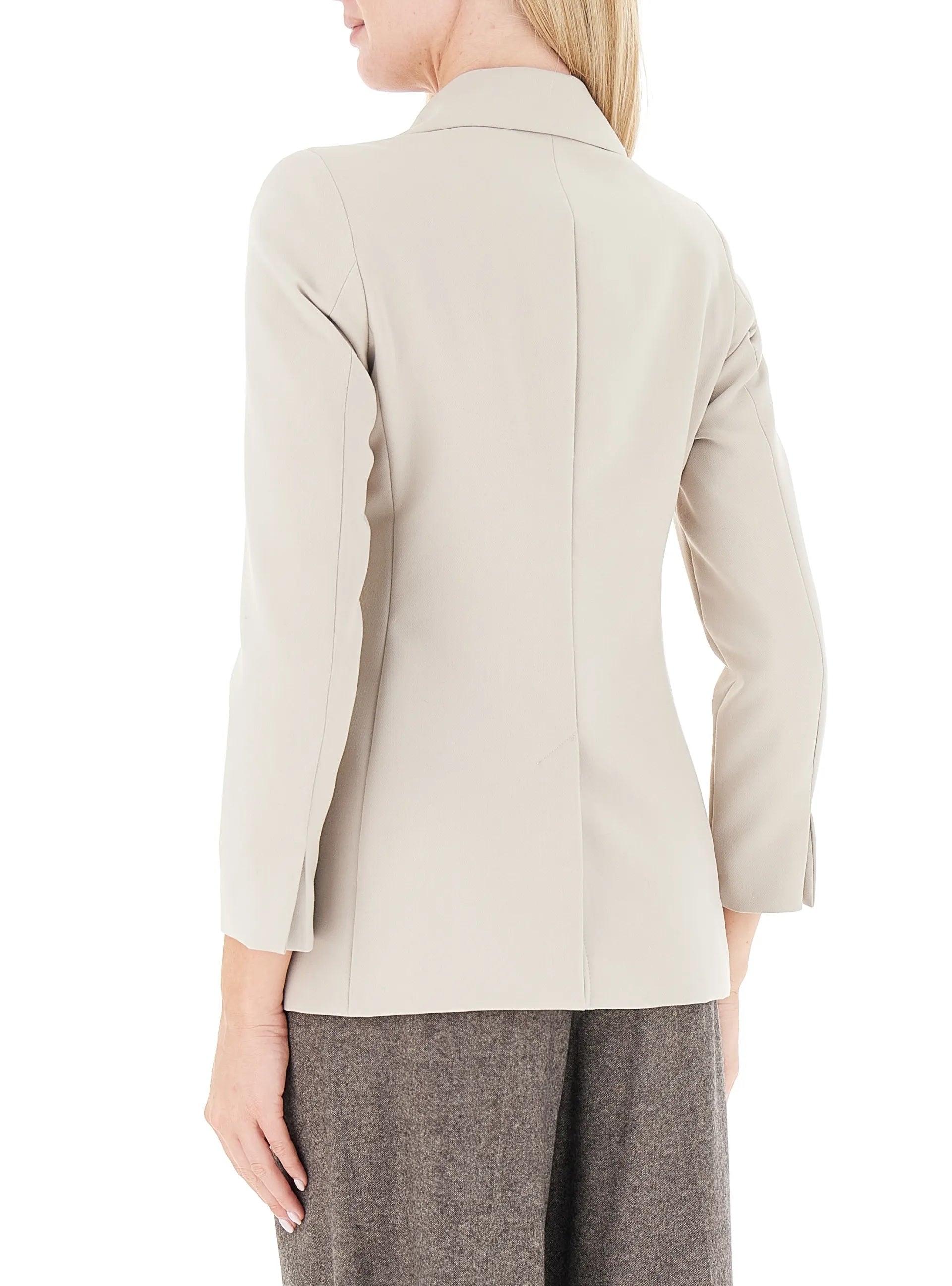 Giacca "Sergio" in Doppio Bistretch color cachà con Rever a Lancia 