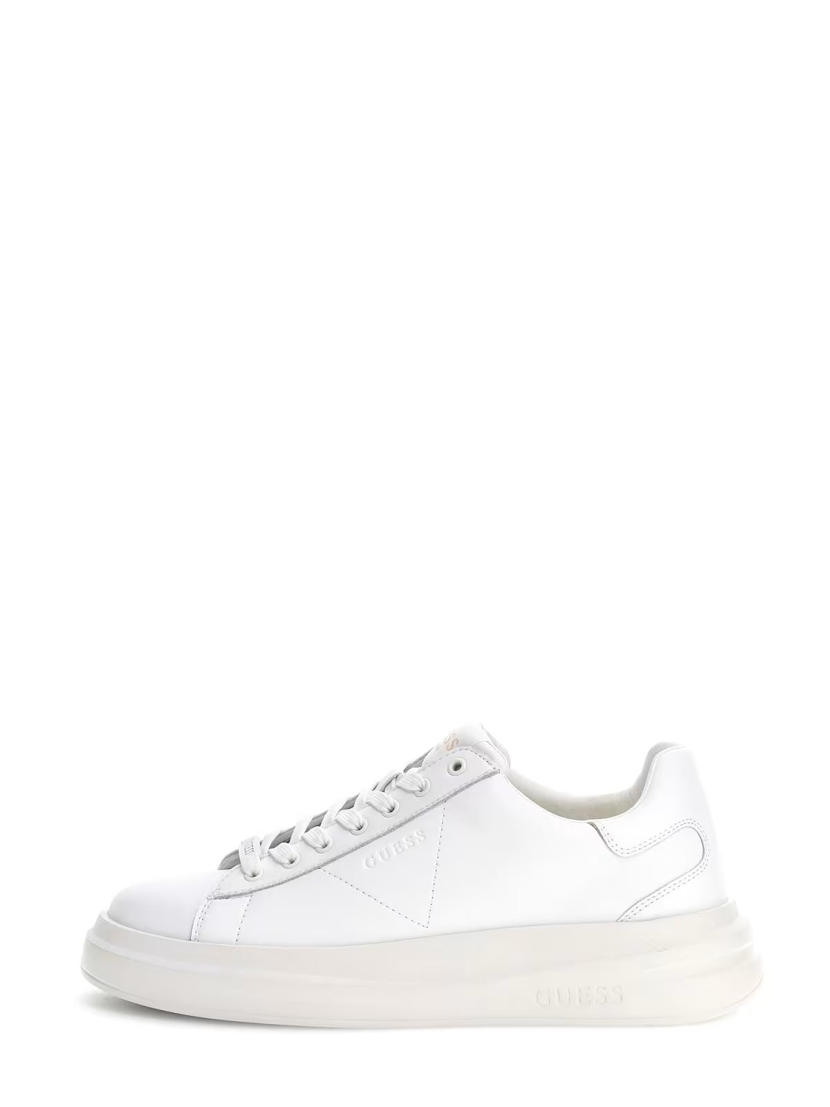 Sneaker "Elba" bianche in Pelle con Suola Platform 