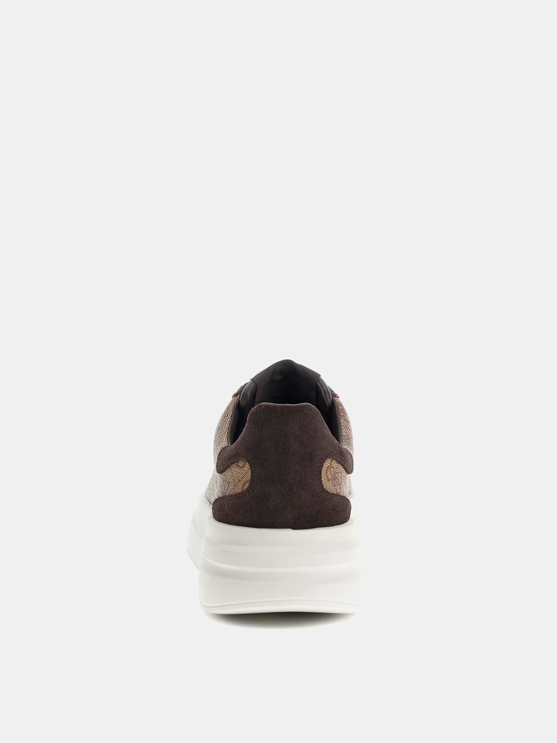 Sneaker "Elba 4G Logo" Beige E Marrone con Suola Platform bianca 