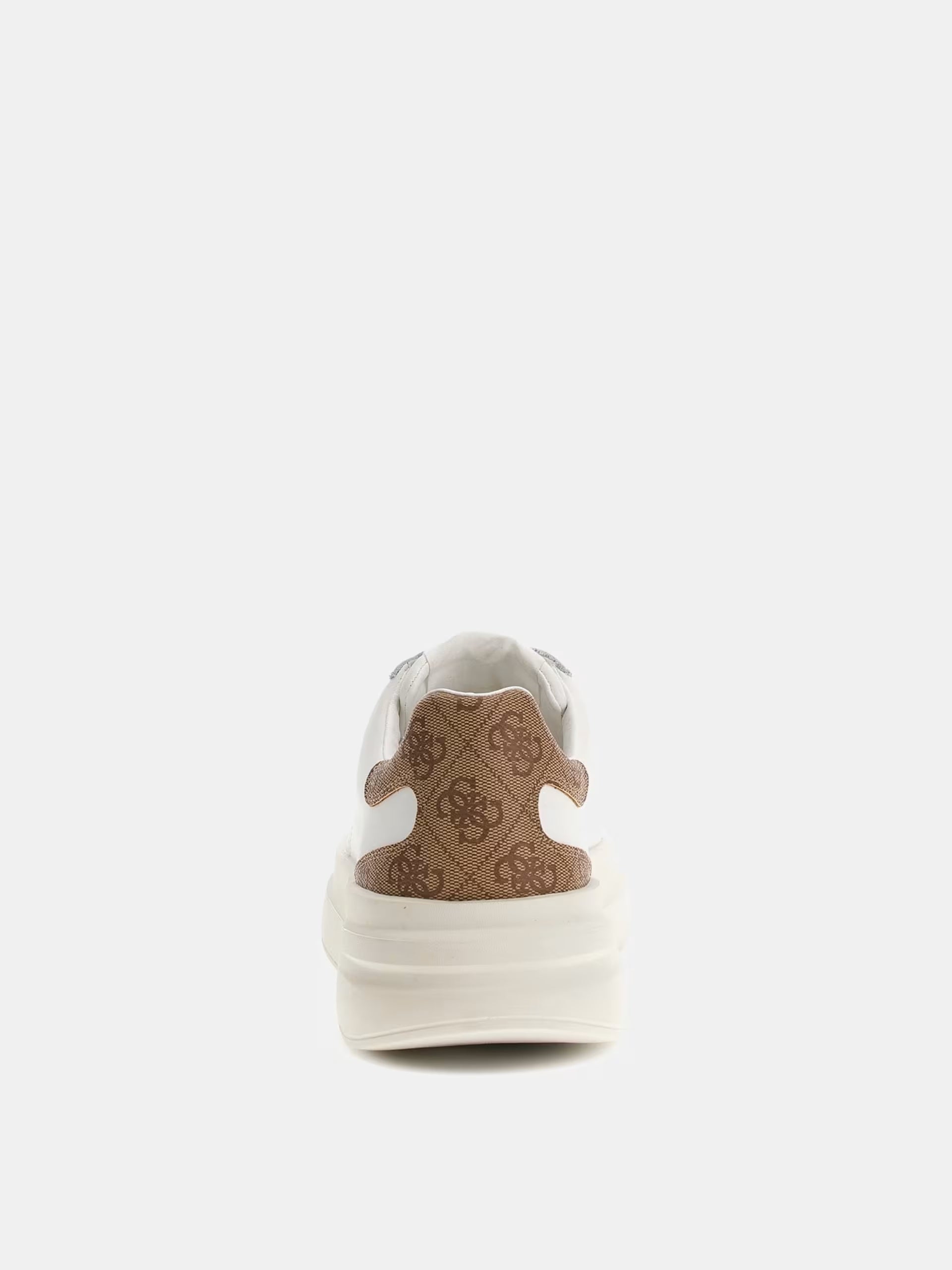 Sneaker "Elba 4G Logo " bianca con dettagli e beige 