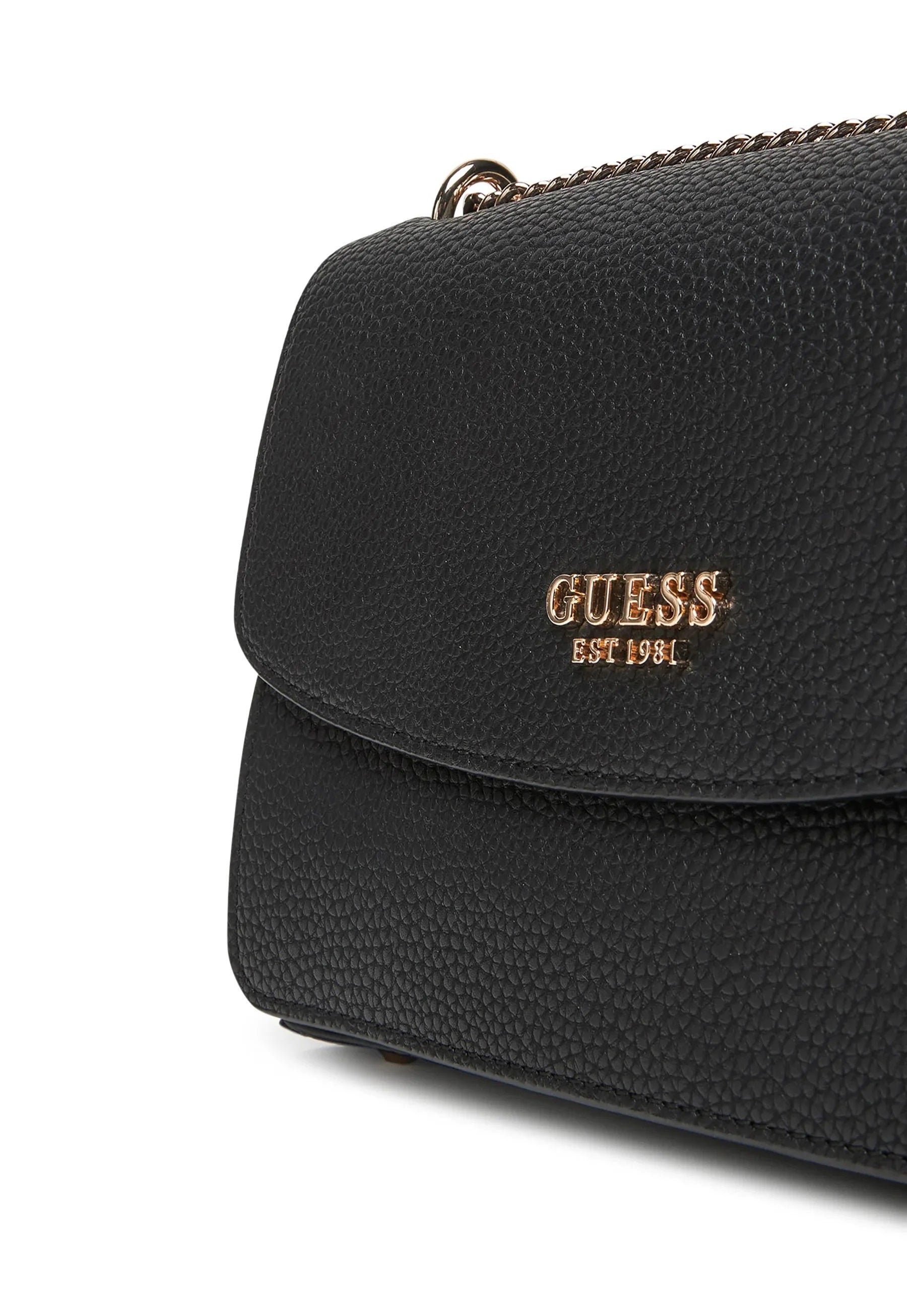 Borsa a Tracolla "Calista Convertible Xbody" Nera in con Catena Oro 