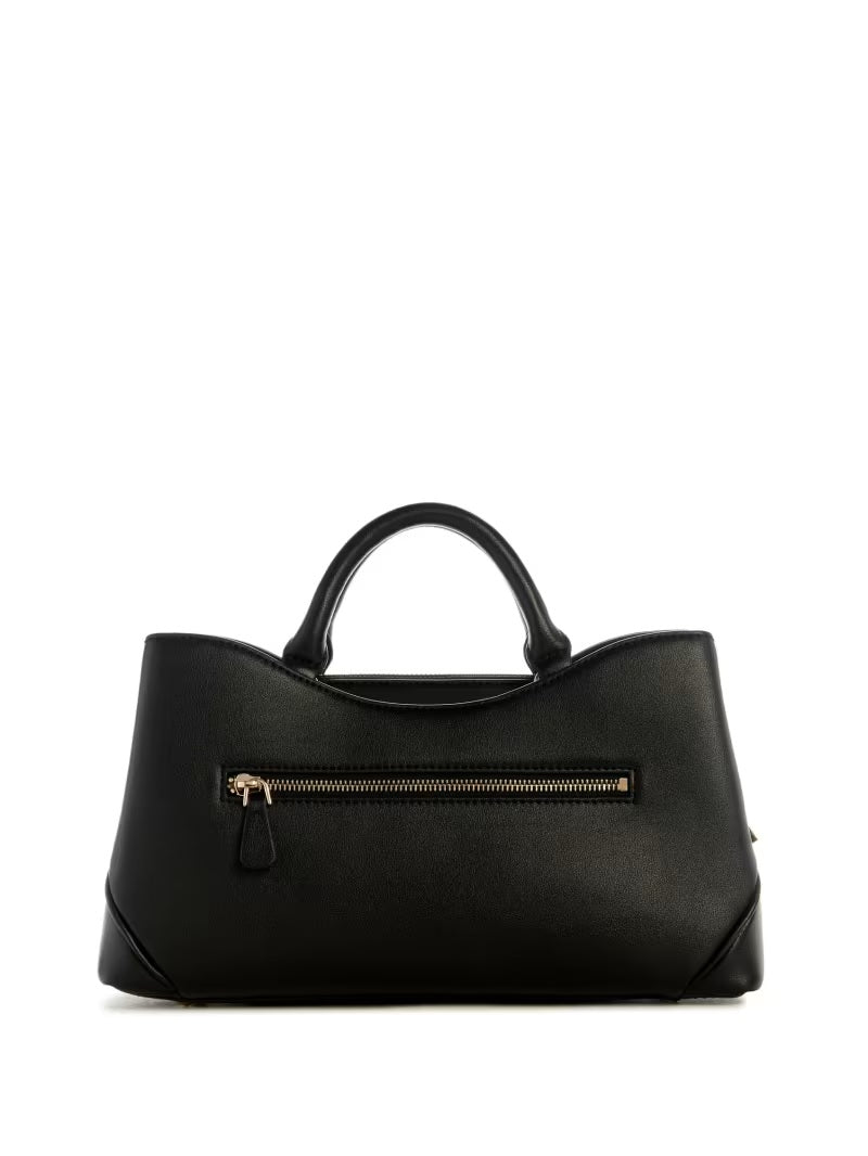 Borsa "Dea Girlfriend Satchel" Nera in Similpelle con Logo G e Tracolla 