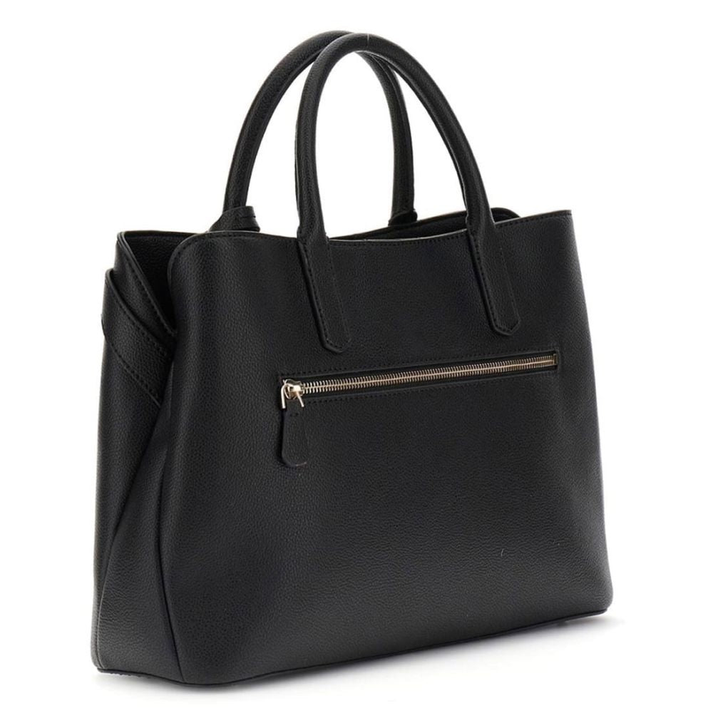Borsa "Gregoria LRG Girlfriend Satchel" Nera con Dettagli Dorati 