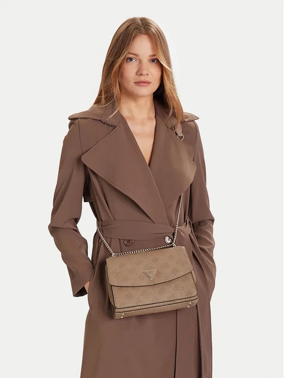 Borsa "CRESIDIA II CNVRTBL XBODY FLAP" dark taupe 