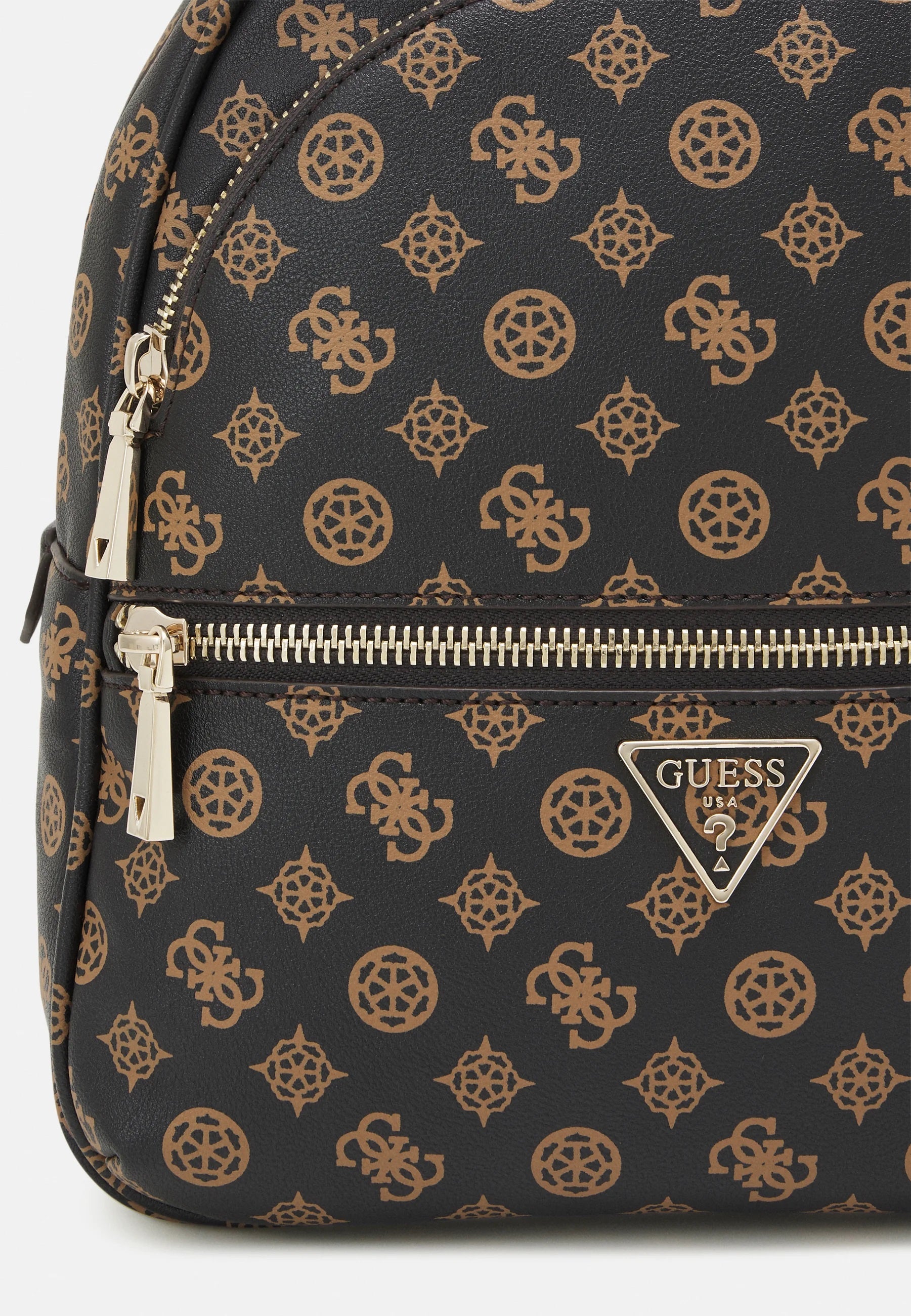 Zaino "Manhattan II Large Backpack" Mocha in Simil Pelle 