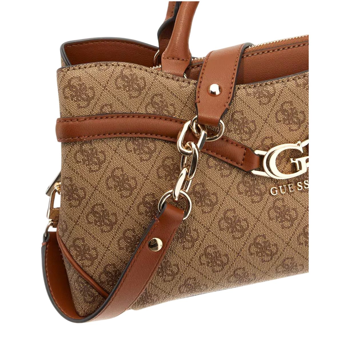 Borsa a Mano "Dea Girlfriend Satchel" Latte con Monogram e Tracolla 