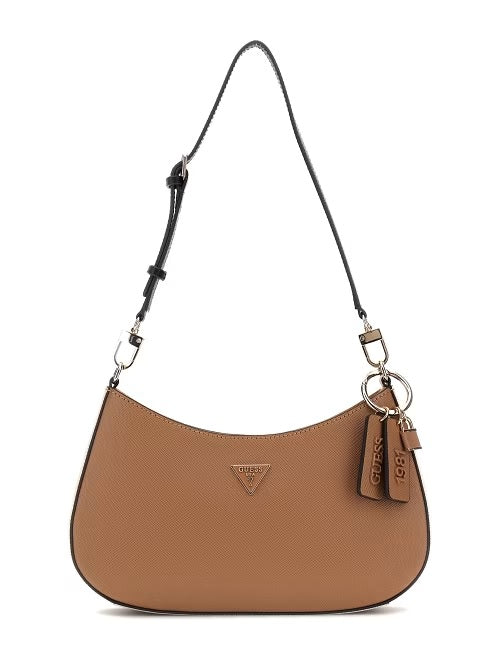 Borsa a Spalla "NOELLE II TOP ZIP" marrone multi con Chiusura a Zip 