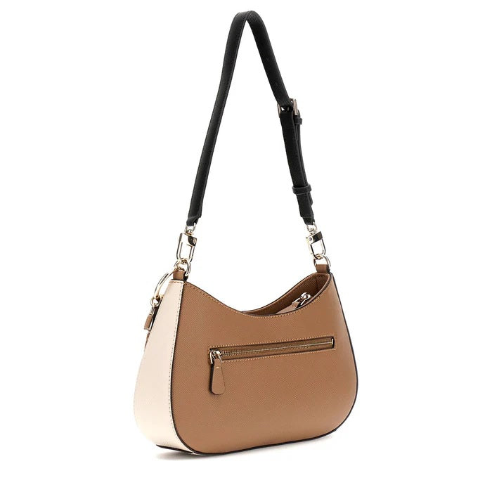 Borsa a Spalla "NOELLE II TOP ZIP" marrone multi con Chiusura a Zip 