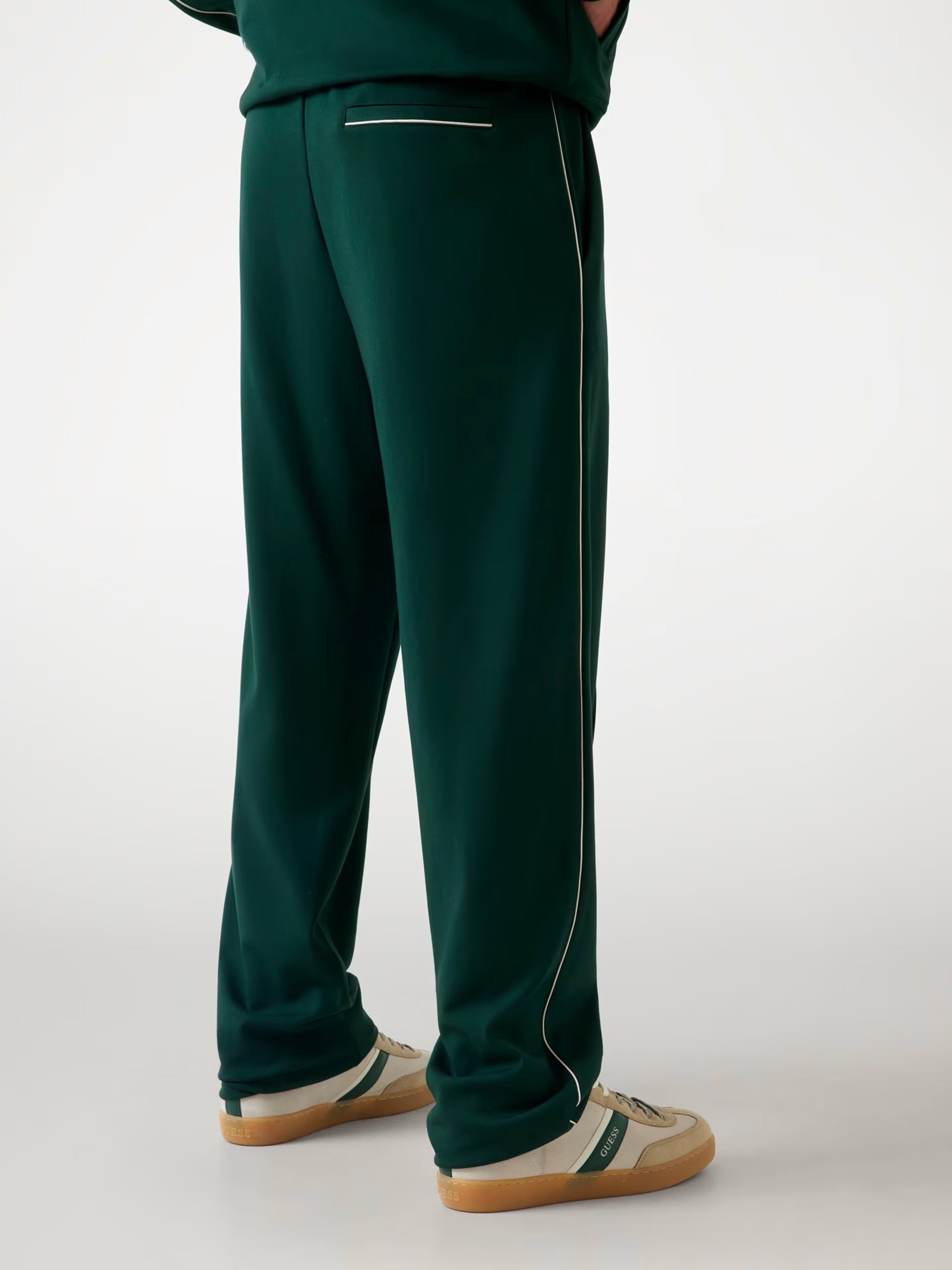 Joggers "Monaco Ponte" Verde Alpine Grove con Vestibilità Slim 