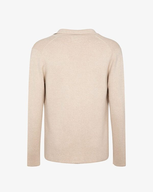Blazer / cardigan da uomo beige in viscosa punto stoffa Markup 