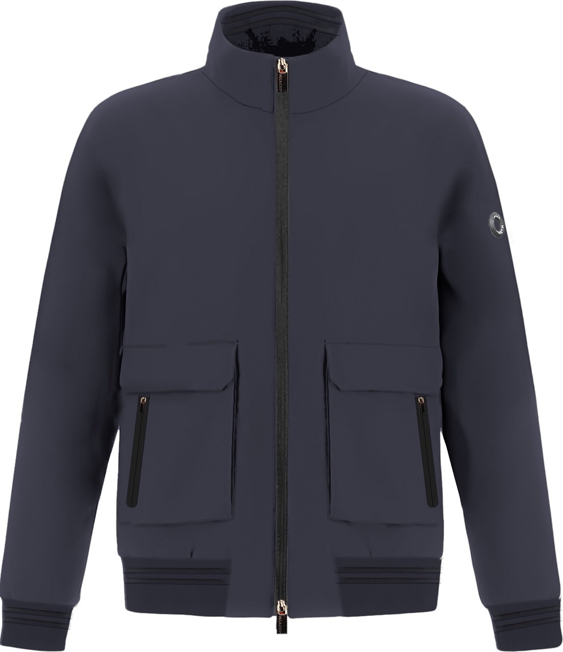 Giubbotto lupetto blu in softshell 3 layers da uomo 