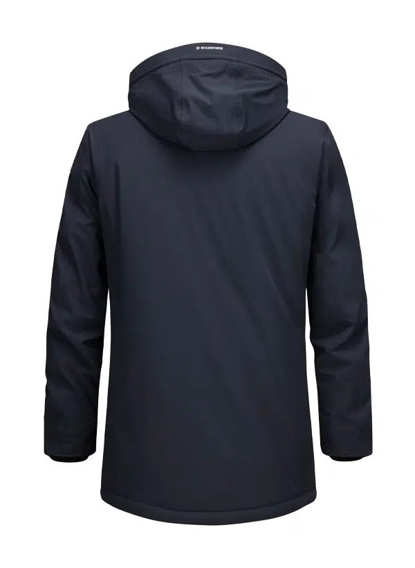 Parka "Richmond" Blu in Microfibra Sorona® Impermeabile e Antivento 