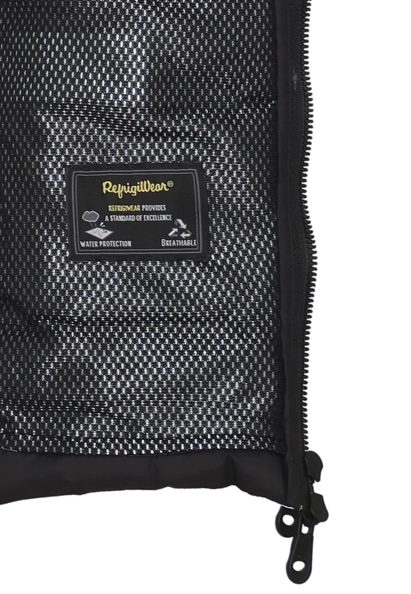 Giubbotto bianco da Bambina in Nylon con Pelliccia Refrigiwear 