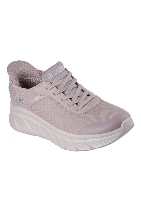 Sneakers "B Flex Lo - Graceful Stride" tortora con tomaia in maglia 