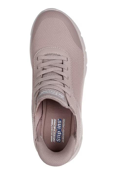Sneakers "B Flex Lo - Graceful Stride" tortora con tomaia in maglia 