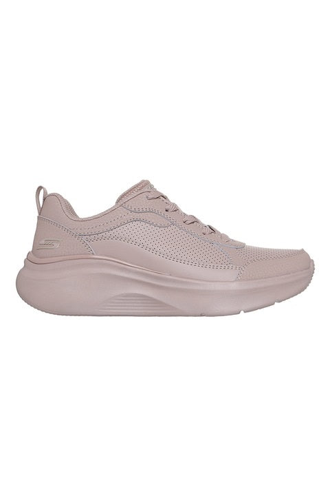 Sneakers "BOBS B Love" tortora in Ecopelle con Suola Alta 